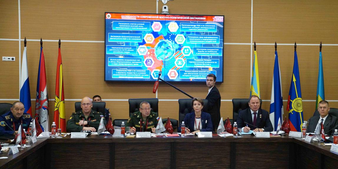 Доклад начальника Военного института (управления национальной обороной) ВАГШ, кандидата военных наук, доцента, генерал-майора А.С. Коржевского.